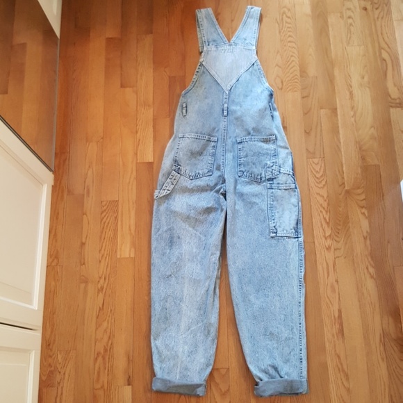 🚫SOLD🚫 Vintage 80's High Waist Denim Overalls - Picture 4 of 7